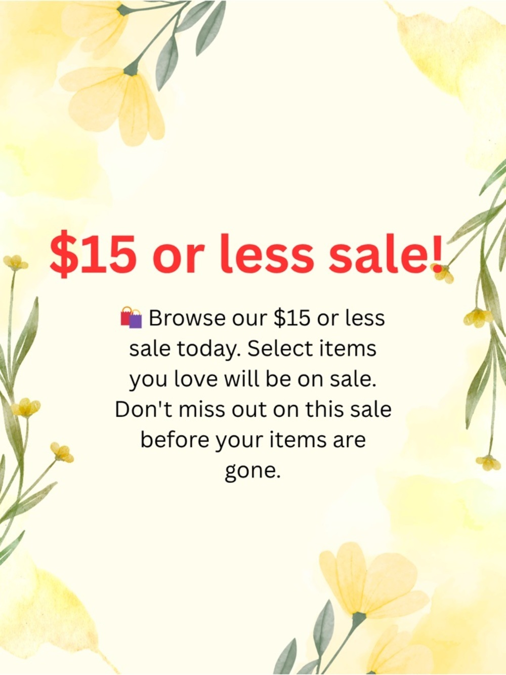 Unk Yellow Floral Promotional Graphic